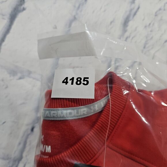 Utah Utes University Under Armour WOMENS SZ M Sweatshirt Red - Picture 10 of 10